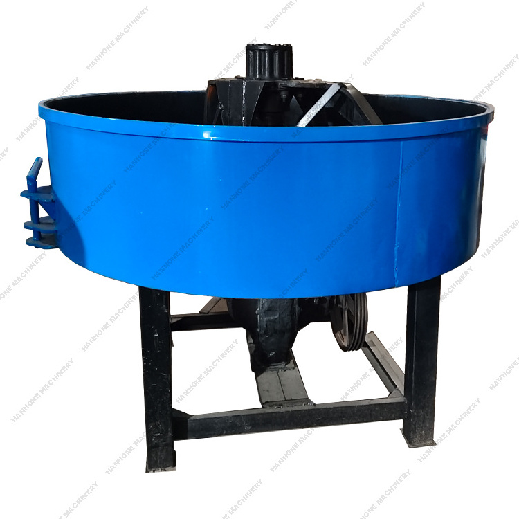 GOOD QUALITY FLAT MOUTH CEMENT MORTAR CONCRETE MIXER MACHINE JW1000 PAN CONCRETE MIXER