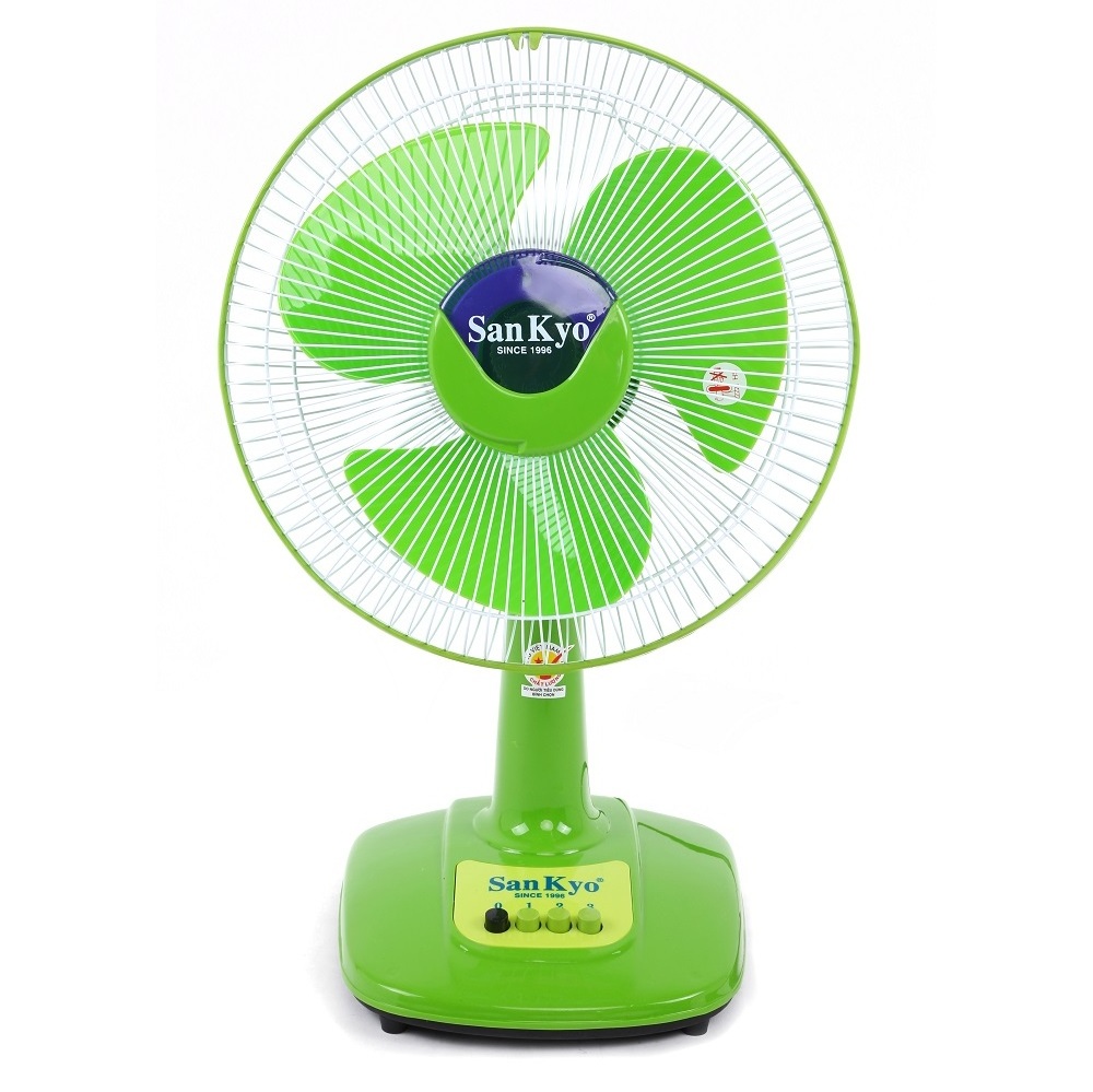 Air Quality Appliances 3 Speeds Oscillating Model SanKyo Desk Fan Free Spare Parts 12 Inches Table Electric Fan Made in Vietnam