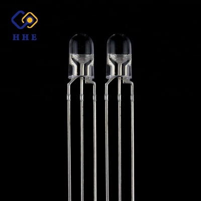 3 legs 5mm round two color led diode for led strip