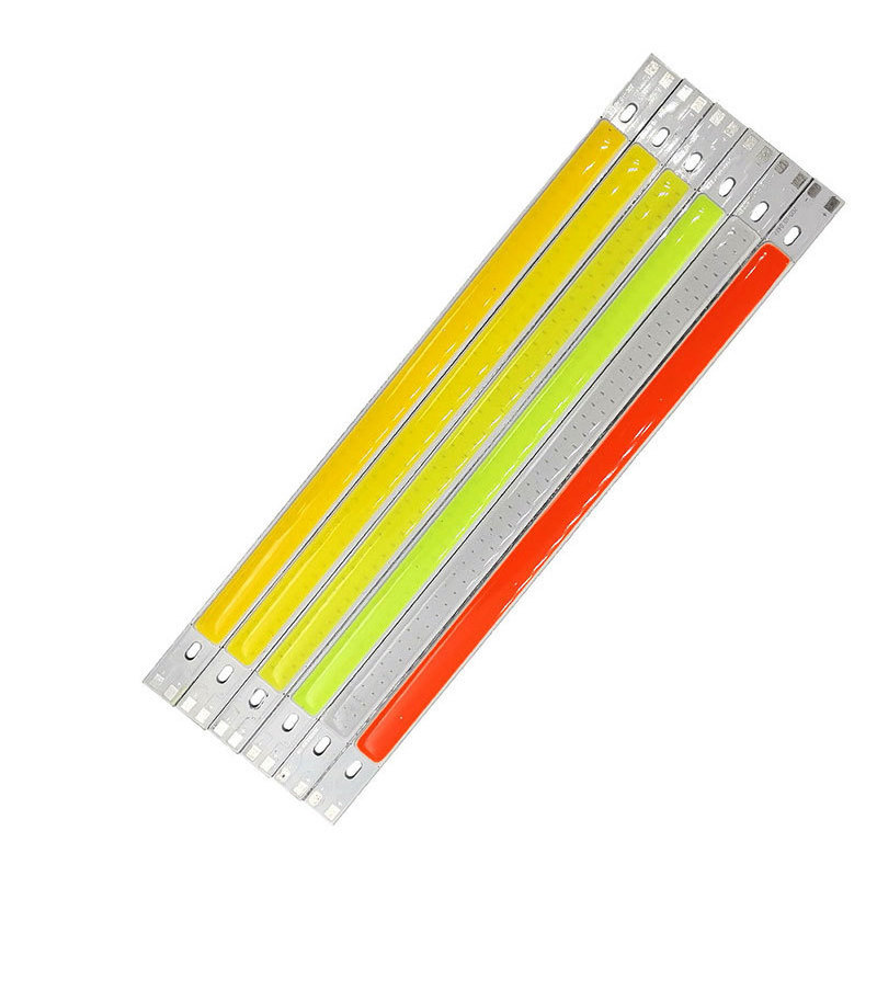 200x10mm COB light board LED surface light 10w Red Blue White COB LED Chip Bar for LED Car Side Light