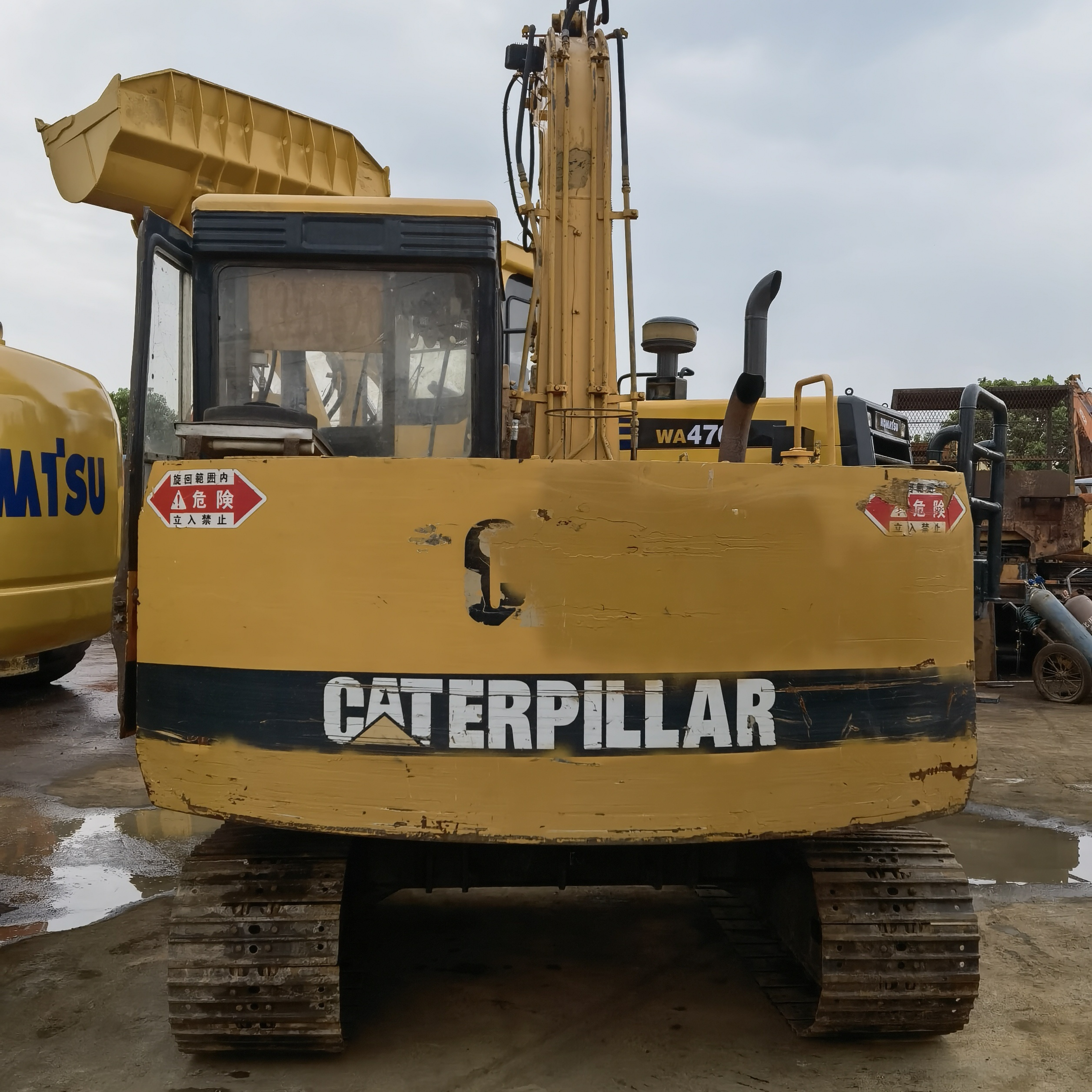 Used Japan caterpillar E70B Crawler Excavator cat E70B Secondhand Hydraulic Excavators for Sale cheap  in yard for sale