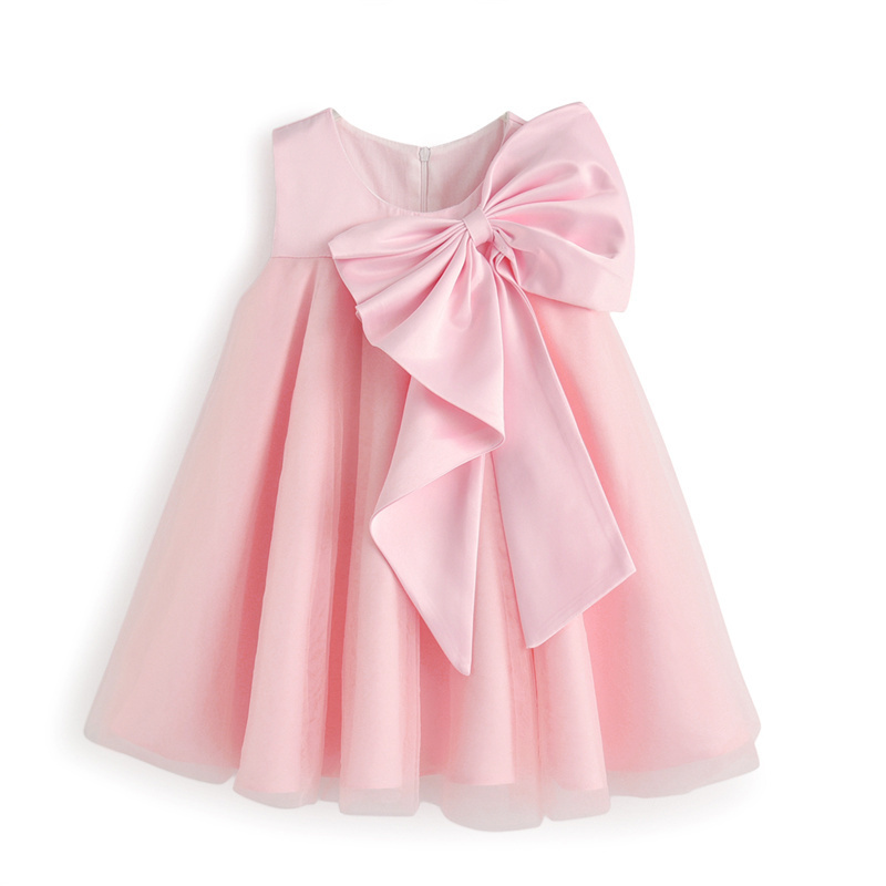 High quality Tulle Sleeveless Birthday Party Kids Girls Princess Dress For Girl luxury Ball Gown Flower Girls' Dresses