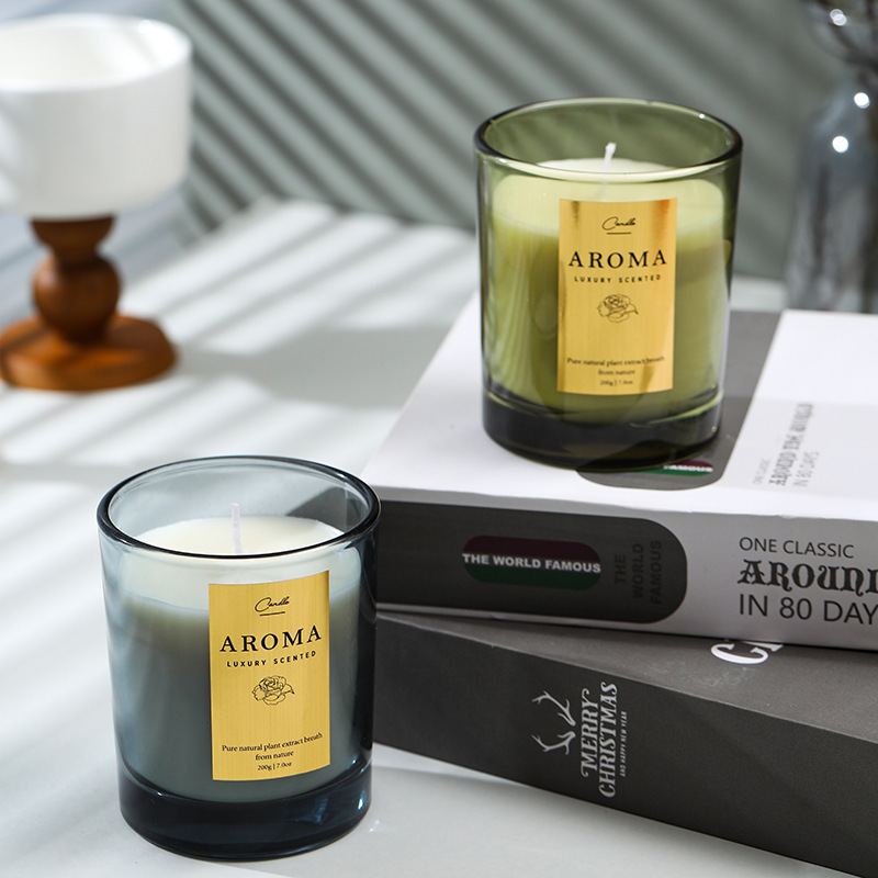 High Quality Private Label Aromatherapy Candle Vanilla Fall Scented Candles Luxury Gift Set