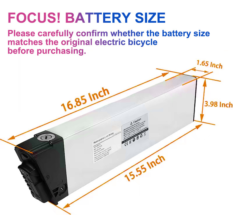 EU Stock Folding Electric Bike 500W Integrated Ebike Battery 48V 10Ah E Bike Lithium Ion Battery Case For SAMEBIKE