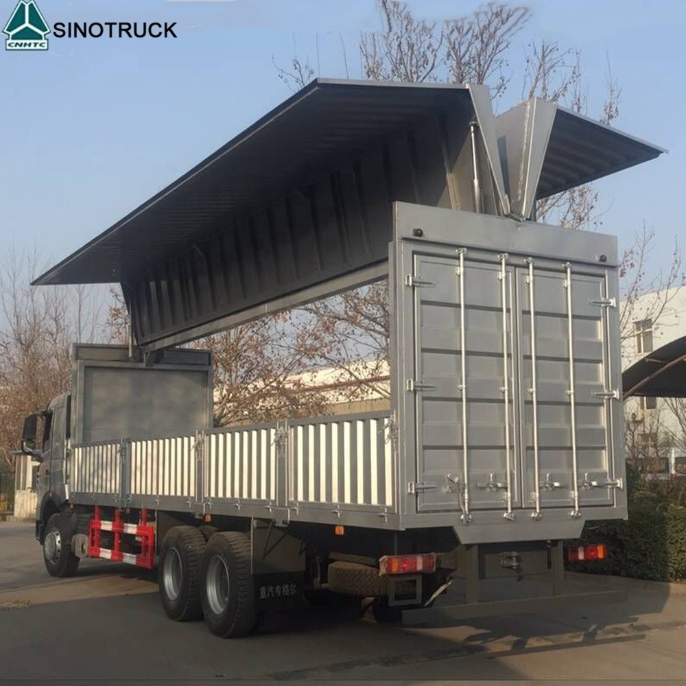 Sino 6x4 4x2 8x4 35ton 40ton 45ton  Wing Van Cargo Camion Truck