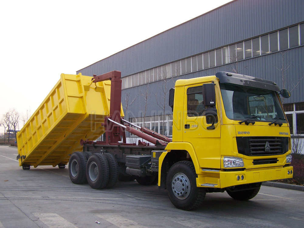 HOWO 6x4 20cbm Hook Lift Garbage Truck For Sale