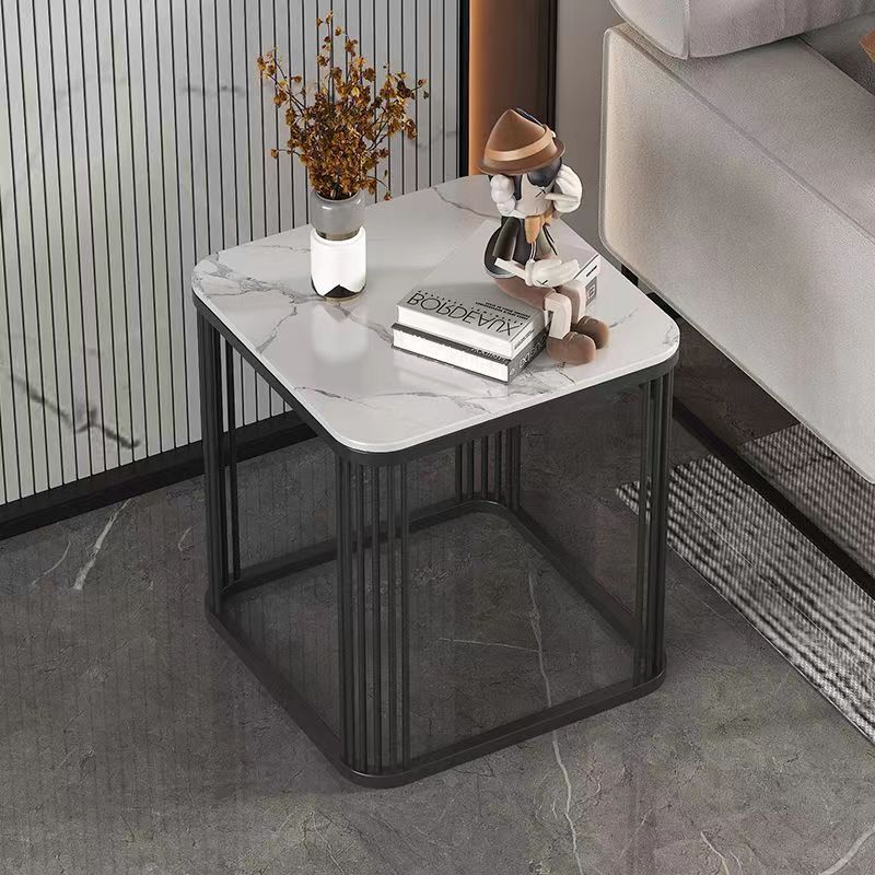 The latest metal+glass/marble top edge table, living room coffee table