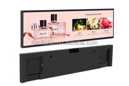 Factory Supply 19 Inch Retail Store Shelf Stretch Bar Screen Digital Signage