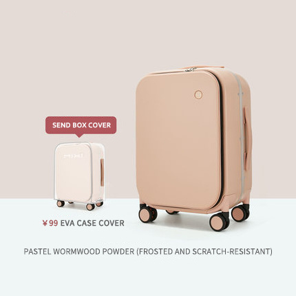 MIXI new fashion lightweight pc luggage trolley suitcase 18 20 inch aluminum frame travel luggage with laptop bag