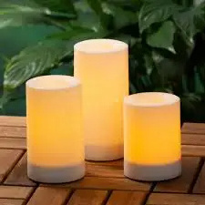 6'x15' Low Price Christmas Party Led Battery Candle Plastic Candles For Wedding Decorations