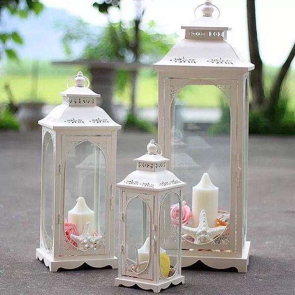 Outdoor Candle Lanterns Set Of 3 Decorative Wedding Gold Cheap Metal Lanterns Holder For Sale