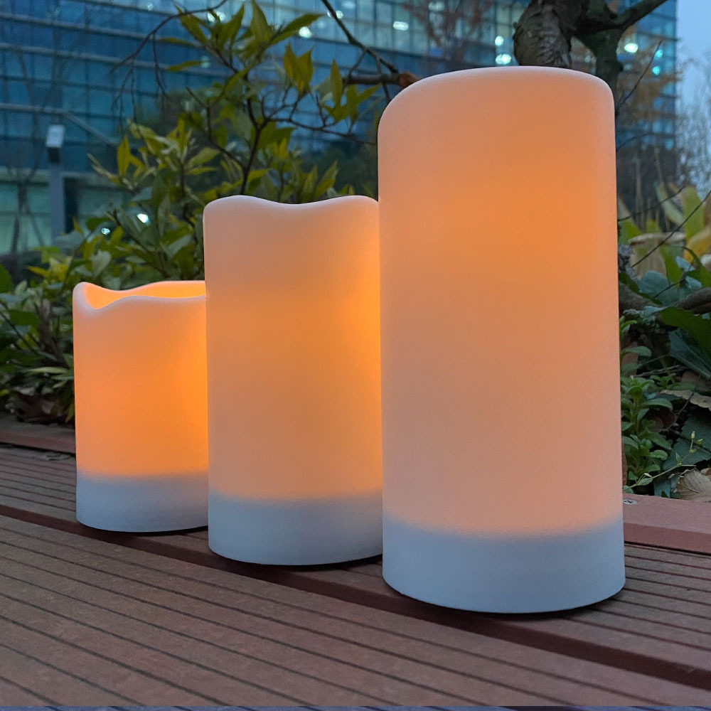 Battery Operated Candle Tea Lights Solar Powered Candle Light Tea Artificial  Led Candles Lights