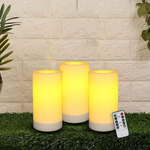 5'x9' Flat Top Festival Home Dinner Decor Flameless Flicking Led Battery Powered Candle For Home Decor