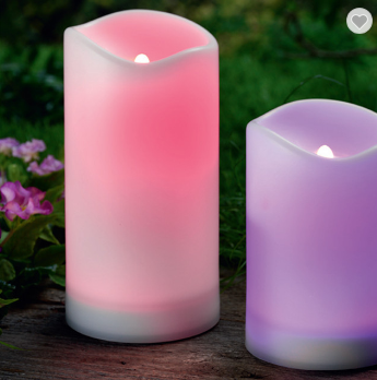 Wave Top Christmas Led Flameless Flickering Battery Operated Led Candle With Remote Control