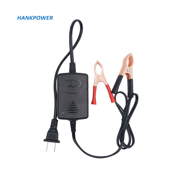 12V 1.5A SLA Battery Charger Automatic Float Charger DC AC Adapter Smart Charger with Alligator Clips