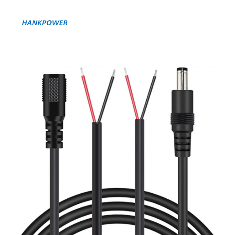 Customize 2464 20AWG/18AWG DC power cable DC 5521/5525 male/female to SR/XH2.54/PH2.0/YH1.25/SM connector