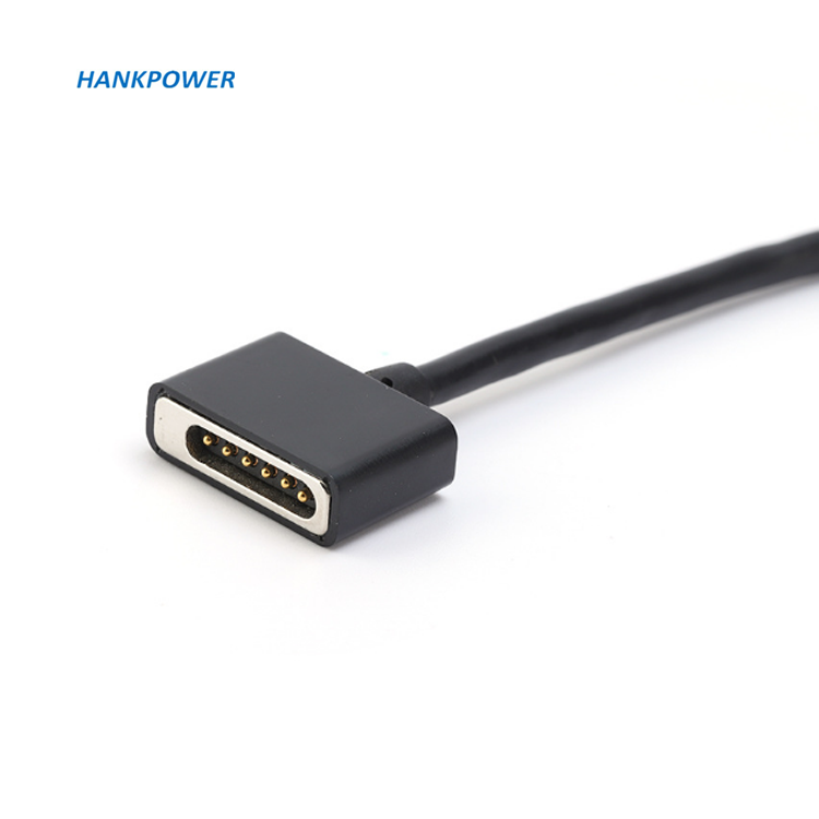 6 pin magnetic pogo pin connector fast charging cable