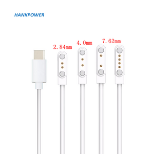 OEM Factory 2pin 4pin Magnetic Connector Spring Loaded Strong Magnet Pogo Pin USB Type C Cable