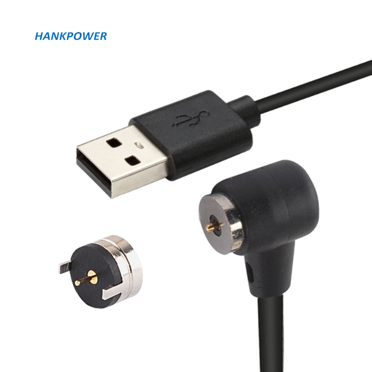 Strong 9mm 2 pin charger pogo adapter magnetic power cable connector