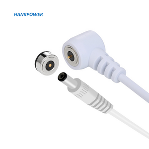 Right Angle 2 Pin Magnetic Connector To DC 5.5*2.1 Male Power Cable Magnetic Pogo Pin Connectors Cable