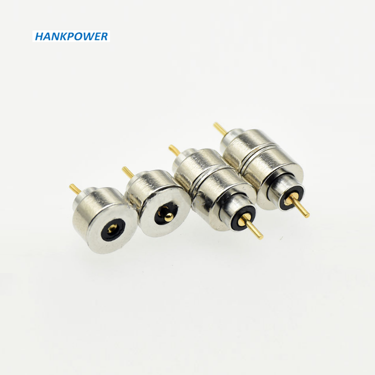 Round 2Pin magnet charging connector 6MM waterproof small large current fast charging magnetic connectors