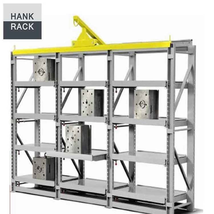 Heavy duty roll out mold storage rack drawer mold rack