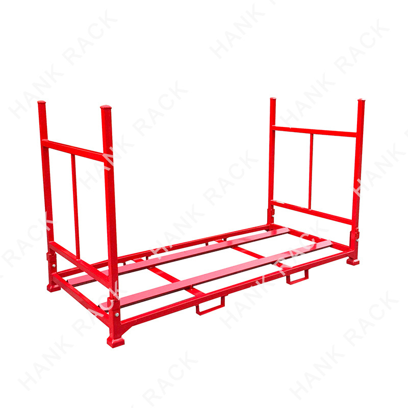 Warehouse Truck Tyre Storage Display Rack Shelving Folding and Stacking Storage Tire Rack