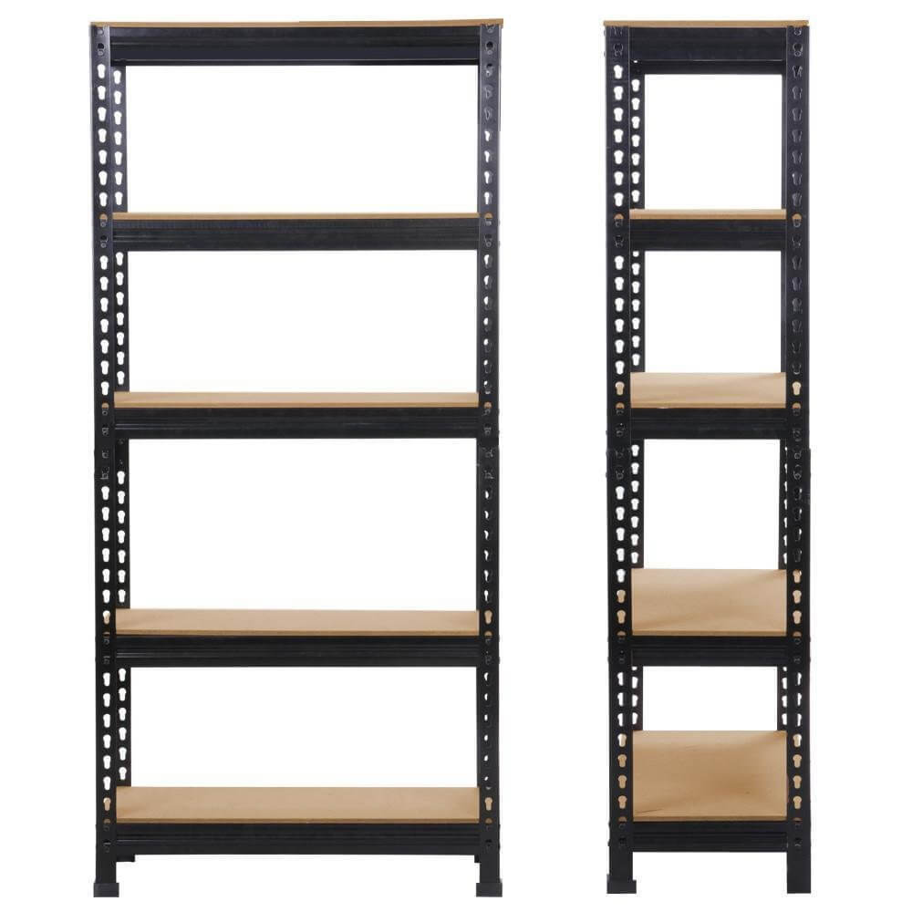 Workshop Shed Office Garage Shelving Units Rivet Racking Shelves for Storage Boltless Shelving