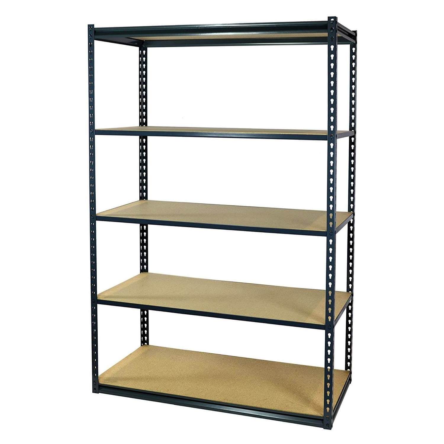 Garage Storage Display Rivet Rack Boltless Shelving Light Duty Shelf Rack