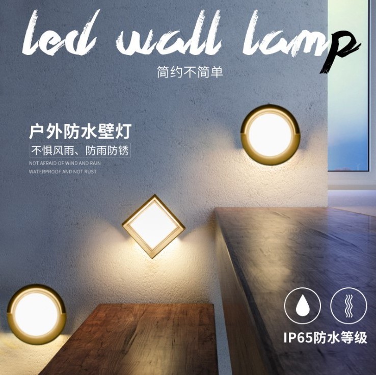 LED Bulkhead Light Worked as Wall Lantern Wall Sconce or Flush Mount Ceiling Light,  5000K, Water-Proof for Outdoor