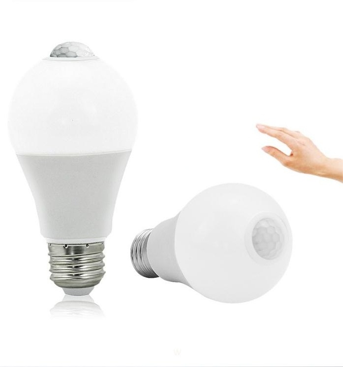 Smart Motion Sensor Light Bulbs, Built-in Motion Detector and Photocell Sensor, Automatic on/Off, Dusk to Dawn, A19/E26/120V/12W