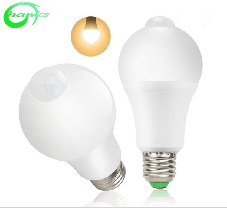 Smart Motion Sensor Light Bulbs, Built-in Motion Detector and Photocell Sensor, Automatic on/Off, Dusk to Dawn, A19/E26/120V/12W