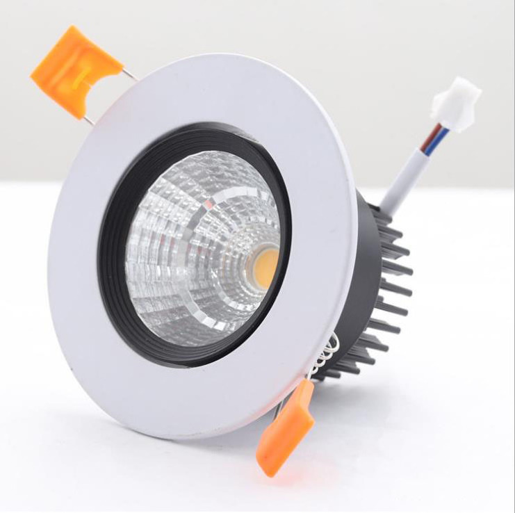 LED spotlight embedded downlight hotel project adjustable angle cob wall washer anti-glare ceiling light