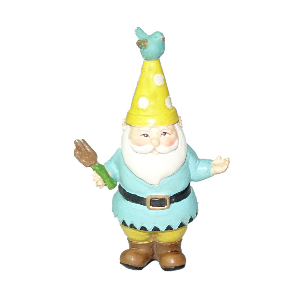 3.4 Inch fairy garden Gnomes Figures Funny Dwarf