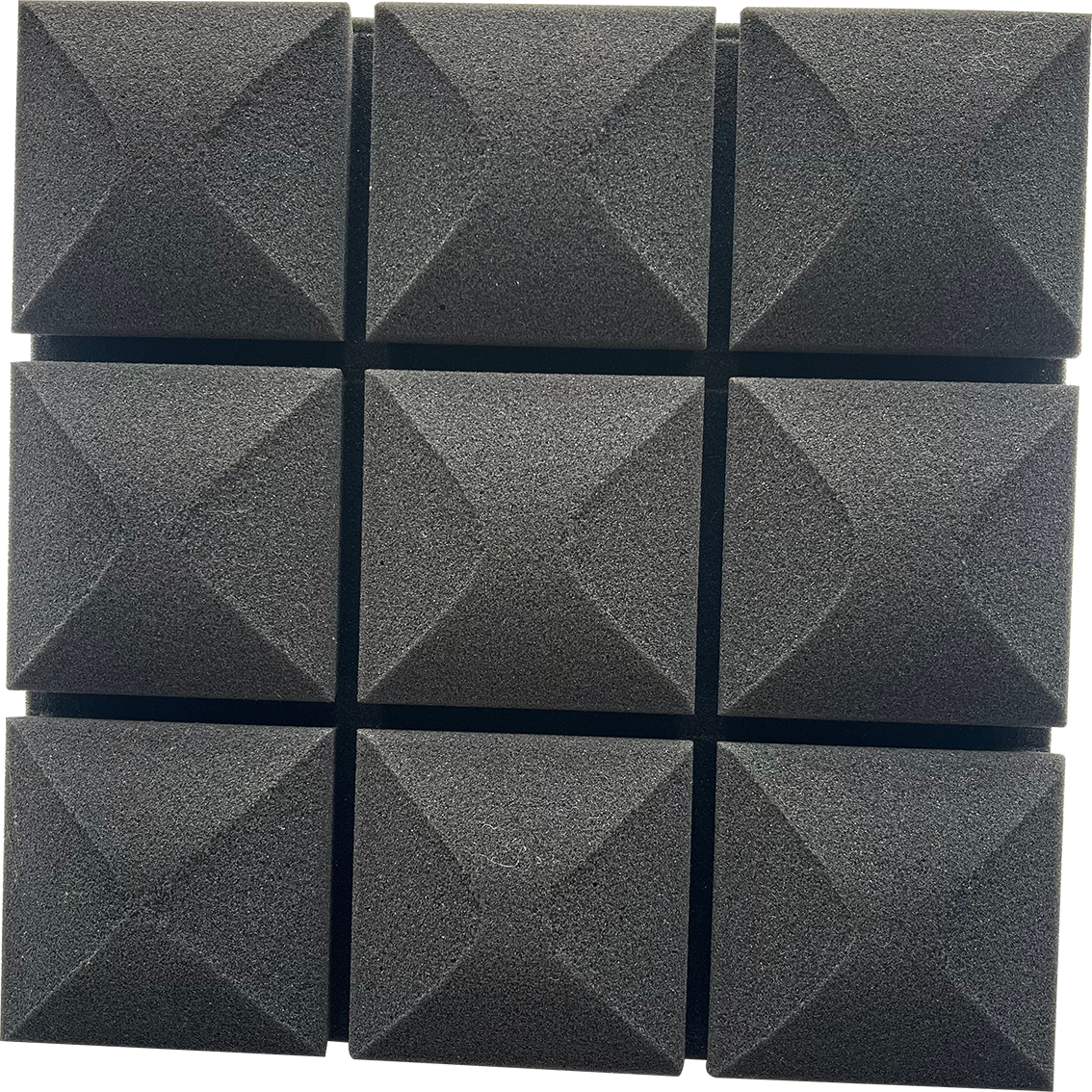 Hanlan Eco-friendly High Density Sound absorbing Acoustic Foam Sound Insulation foam Soundproof foam KTV studio school audio use