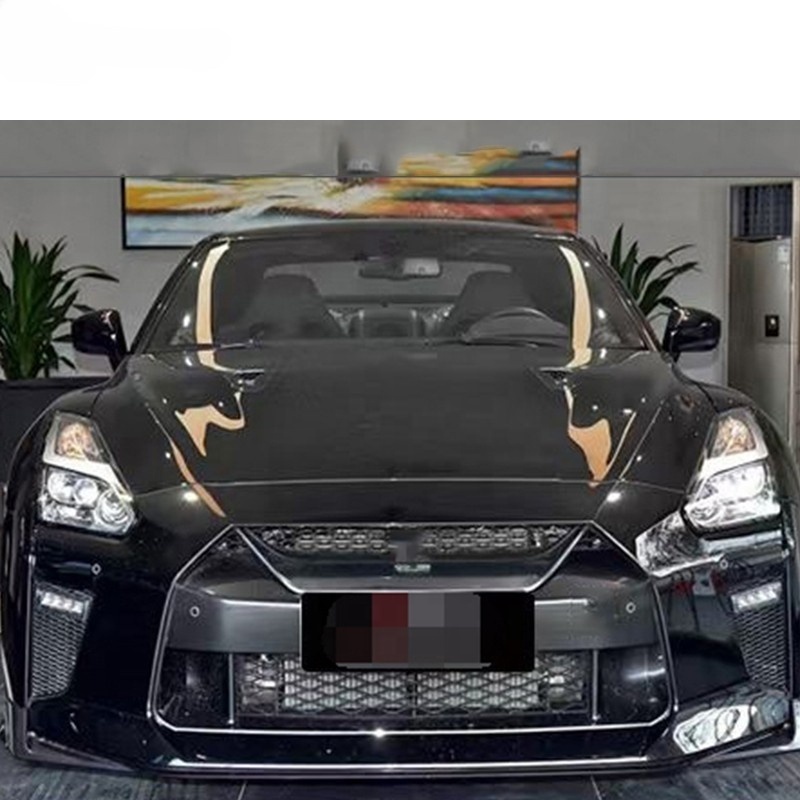 body parts and headlight 2008year gtr r35 upgrade 2017year gtr r35 old to new style car body kit pp material Exterior Parts