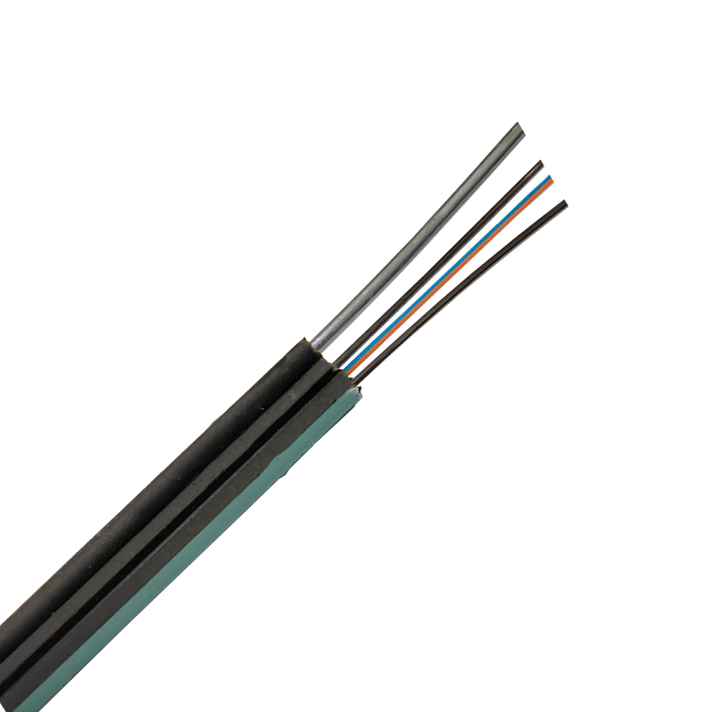 China Manufacture Supplier Drop Cable Fiber Optic Cable 1/2/3/4 core FTTH Outdoor GJYXCH Optic Fiber Cable with Messenger