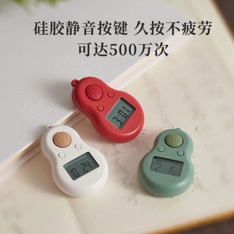 [Wholesalers] Gourd Style Portable Mini Battery Prayer Counter Clicker i10