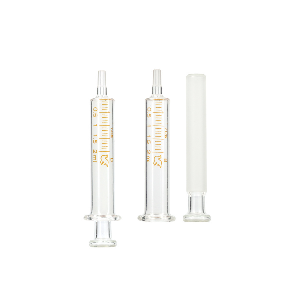 Glass Push-Tube Syringe All Glass Essential Oil Essence Perfume Cosmetics Packaging Tool