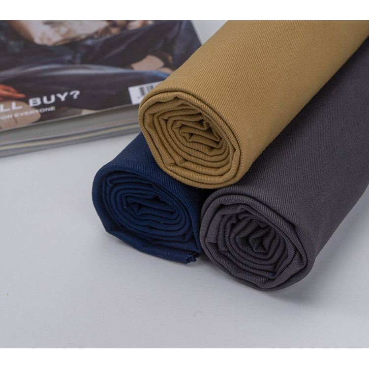 2019 pima cotton fabric bangladesh garments  solid dyed heavyweight cotton twill cargo pants fabric 280gsm