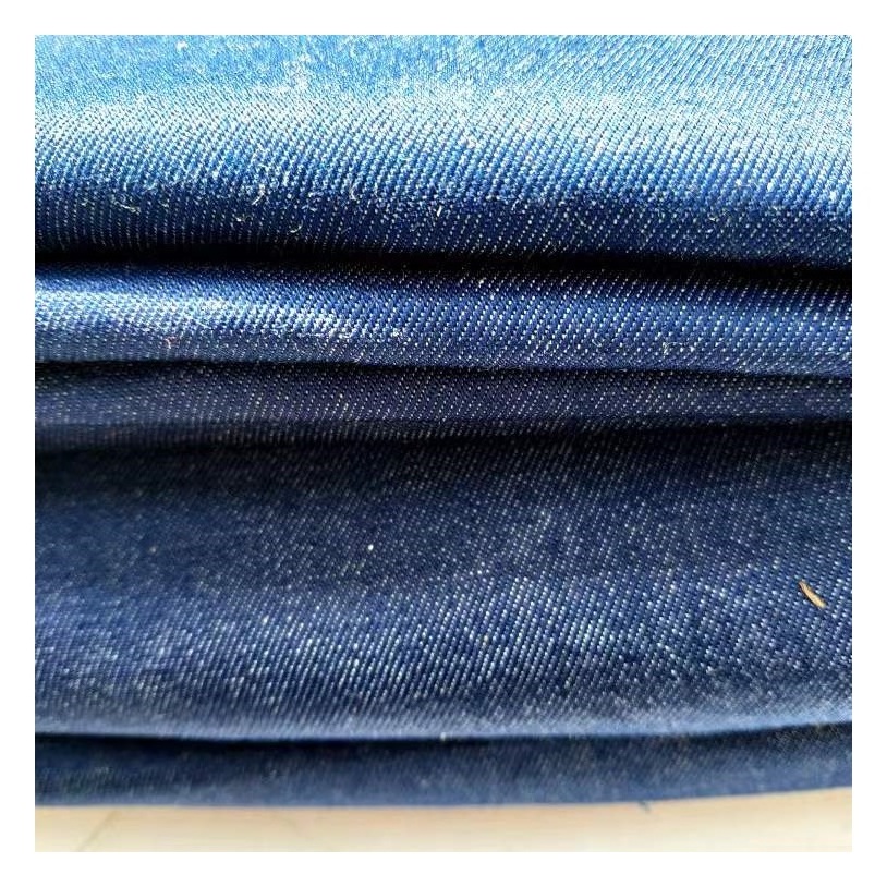 Wholesale Stock Lot Woven Good Stretch 10.5oz Blue Stock Denim Fabric Jeans