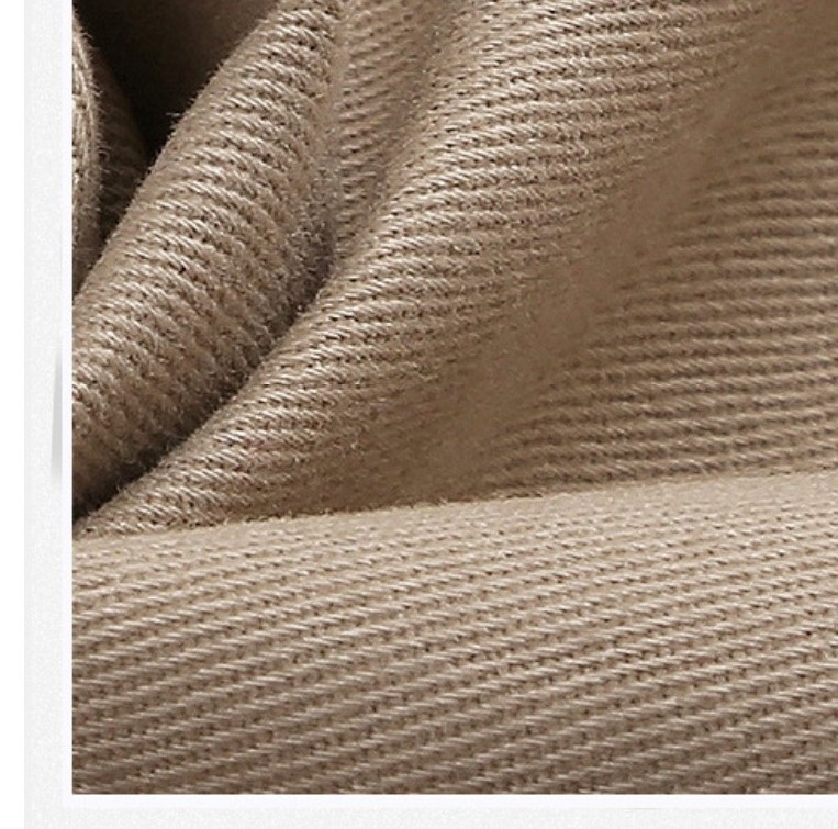 Brown color cotton 92% cotton 8% elastane fabric kain cotton plain