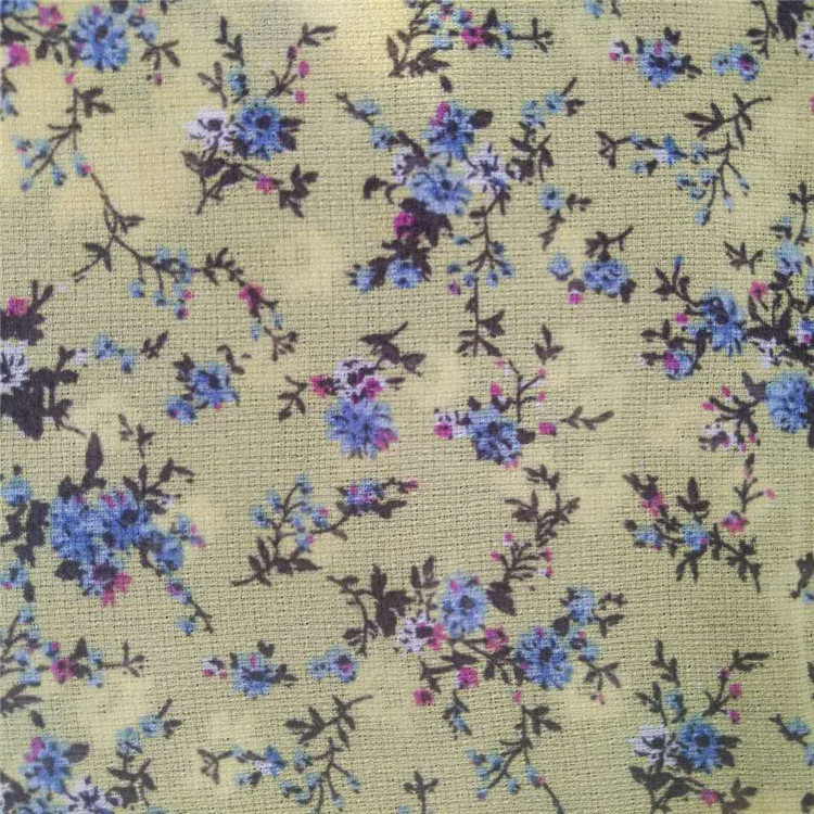 Cheaper price chiffon printing fabric stocklot wholesale from China supplier fabrics turkey market in dubai