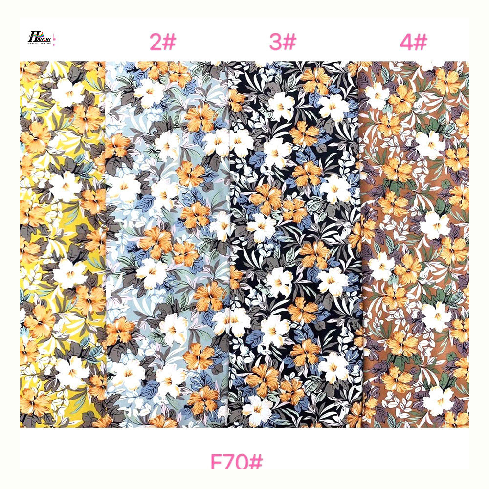 Shaoxing Wholesale super quality viscose rayon print stock fabric for dress,pajamas, shirts