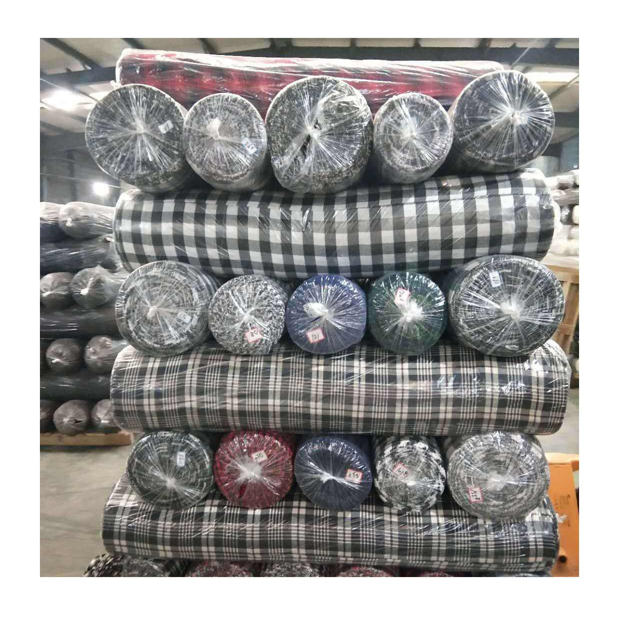 Best Price Wholesale High Quality 21S Yarn Dyed 100% Cotton Plaid Flannel Fabric with low price