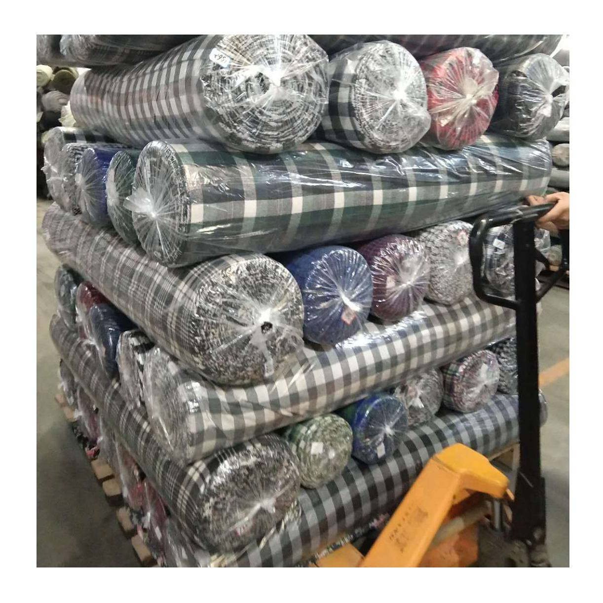 Best Price Wholesale High Quality 21S Yarn Dyed 100% Cotton Plaid Flannel Fabric with low price