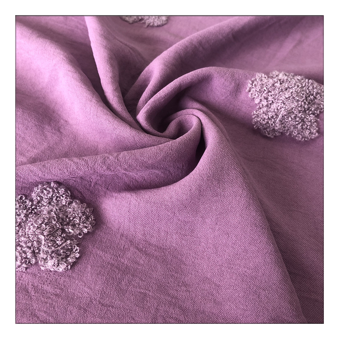 Hanlin Textile cheap woven embroidery CEY airflow fabric 160gsm 100%polyester CEY dot fabric for hijab