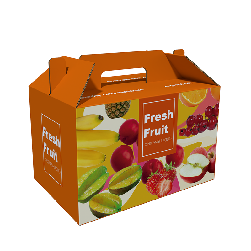 Manufacturer Custom Design Low Price Multi Sizes Cardboard Corrugated Paper Fruit Packaging Boxes Banana Carton Box