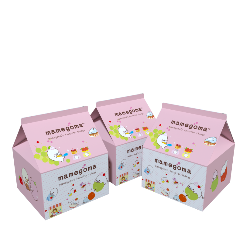 High Quality Custom Logo Printed Milk Carton Cute Paper Packaging Milk Foldable Carton Box