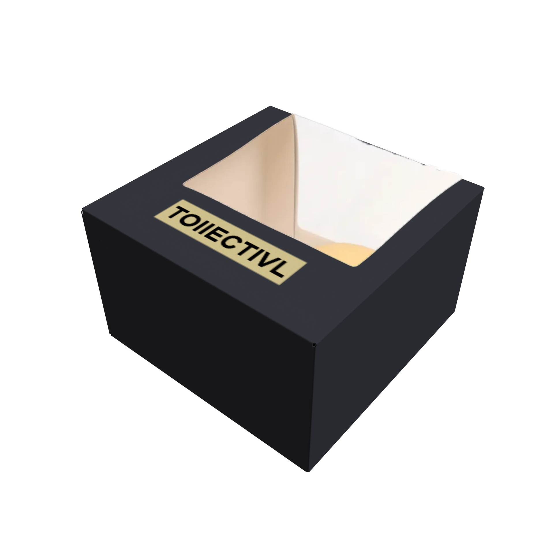 Custom Recycled Silver Hot Stamping Corrugated Baseball Hat Packaging In Glossy Hat Packaging Box